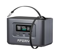 AFERIY Station d'alimentation portable de 31 000 mAh/99,2 Wh, 100 W avec batterie LiFePO4, prise USB/type C, câble d'extension intégré pour les voyages en plein air et les voyages d'affaires