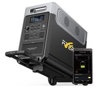 AFERIY Station Électrique Portable 3600W 3840Wh,APP Bluetooth,Batterie Nomade LiFePO4,Générateur Solaire RV Camping