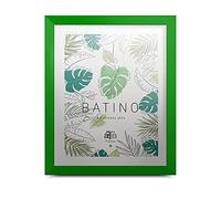 aFFa frames, Batino, Cadre photo en bois, Light, Rectangle, avec vitre acrylique, dos HDF, Vert, 24x30 cm