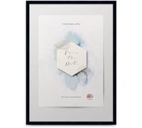 aFFa frames Cadre Photo 50x70 cm - Cadre MDF Hekla avec Verre Acrylique et dos HDF Noir