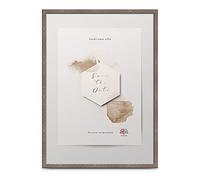 aFFa frames, Hekla, Cadre photo en MDF rectangulaire facile d'entretien avec façade en verre acrylique, Chêne Sonoma 24x30 cm