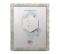aFFa frames, Hekla, Cadre photo en MDF rectangulaire facile d'entretien avec façade en verre acrylique, Pin blanchi 40x50 cm