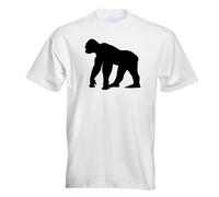 AFFE Gorilles Chimpanzés T-Shirt Pour Hommes Funshirt Imprimé Design