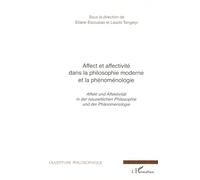 Eliane Escoubas – Affect et affectivité dans la philosophie moderne et la phénoménologie – Broché