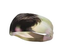 Affenpinscher Lawn Black Dogs Monkey TerrierHair Bands for Men Woman Headband Running Headband Sweat Wicked Gym