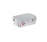 Affenzahn Boîtes à goûter en acier inoxydables | Avec compartiment séparé, compatible lave-vaisselle et motif coloré pour une utilisation pratique au quotidien