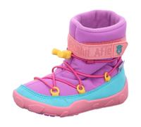 Affenzahn Botte de Neige Vegan Snowy imperméables, doublées, Vegan, faciles à Enfiler Hibou - Lilas
