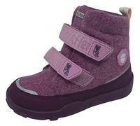 Affenzahn Botte d'hiver Laine Comfy Imperméables, doublées et Vegan avec Scratchs, Tailles 21-35 Loutre - Rose