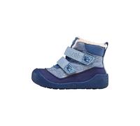 Affenzahn Botte d'hiver Premiers-Pas Vegan Snuggy antidérapant, avec Scratch, imperméable, Doublure Chaude, léger, Tailles 19-25 Éléphant - Bleu