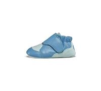 Affenzahn Chausson bébé Cuir Crawly Requin - Bleu