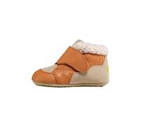 Affenzahn Chausson bébé Cuir Growy Chaussure bébé en cuir pour fille et garçon, chaude, antidérapante, idéale pour les premiers pas Chat - Marron