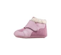 Affenzahn Chausson bébé Cuir Growy Chaussure bébé en Cuir pour Fille et garçon, Chaude, antidérapante, idéale pour Les Premiers Pas Loutre - Rose