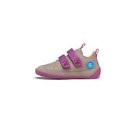 Affenzahn Chaussure Basse Cuir Buddy Chaussures à Scratch, Souples, antidérapantes, Flexibles et réfléchissantes pour garçons et Filles, Taille 21-32 Koala - Fuchsia