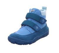 Affenzahn Chaussure mi-Saison Cuir Friendy résistant aux intempéries, Respirant, en Cuir, avec Semelle antidérapante et réflecteurs, Tailles 21-32 Requin - Bleu Foncé