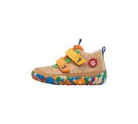 Affenzahn Chaussure mi-Saison Textile Happy imperméable, Respirant, Vegan avec Doublure Chaude, Scratchs et Semelle antidérapante, Taille 21-35 Affenzahn 10 Years - Beige