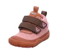 Affenzahn Chaussure mi-Saison Textile Happy imperméable, Respirant, Vegan avec Doublure Chaude, Scratchs et Semelle antidérapante, Taille 21-35 Chevreuil - Rose