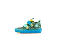 Affenzahn Chaussure mi-Saison Textile Happy imperméable, Respirant, Vegan avec Doublure Chaude, Scratchs et Semelle antidérapante, Taille 21-35 Ours créatif - Vert