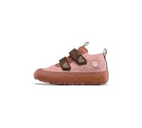 Affenzahn Chaussure mi-Saison Textile Happy imperméable, Respirant, Vegan avec Doublure Chaude, Scratchs et Semelle antidérapante, Taille 21-35 Chevreuil - Rose