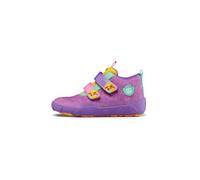 Affenzahn Chaussures pieds nus Buddy en cuir avec fermeture Velcro - Souple - Antidérapantes - Réfléchissantes - Pour garçons et filles - Taille 21-32, multicolore, 25 EU