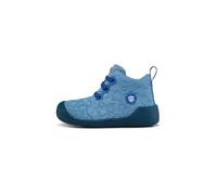 Affenzahn Chaussure Premiers-Pas Cuir Starty pour bébé et Enfant, en Cuir, Chaussure de Transition, Unisexe, Tailles 19 à 26 Requin - Bleu
