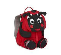 Affenzahn Grand ami AFZ-FAL-002-009 Sac à dos de maternelle avec motif coccinelle en matériau recyclé de couleur rouge/noir Dimensions : 20 cm x 12 cm x 31 cm, rouge, Taille unique, Moderne