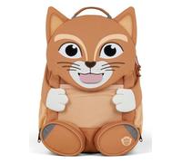 Affenzahn Grand Ami Sac à dos ergonomique et ludique pour enfants de 3 à 5 ans, fonctionnel avec 8L de capacité Chat - Marron