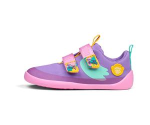 Affenzahn - Kid's Cotton Lucky - Chaussures minimalistes - EU 34 - creative tukan / lilac