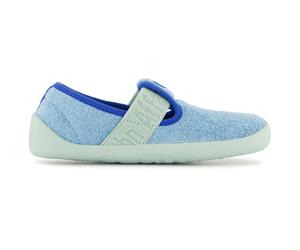 Affenzahn - Kid's Hausschuh Vegan Dreamy - Chaussons de chalet - EU 23 - shark / blue
