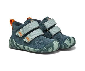 Affenzahn - Kid's Lauflerner Übergangsschuh Leder Talky - Chaussures minimalistes - EU 21 - bunny / petrol
