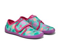 Affenzahn - Kid's Slippers Cotton Movy - Chaussons de chalet - EU 26 - owl / turquoise