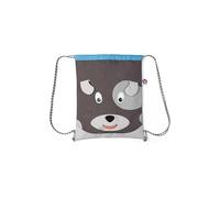 Affenzahn Perro, Sac à Dos pour Enfants Unisex Kids, Gris, Medium