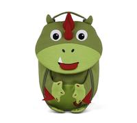 Affenzahn Petit Ami Dragon - Vert | Sac à dos ergonomique pour enfants de 1 à 3 ans avec éléments réfléchissants, tire-langue et étiquette nominative