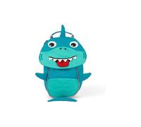 Affenzahn Petit Ami Sac à dos ergonomique pour enfants de 1 à 3 ans, réfléchissant avec tire-langue et étiquette nominative Requin - Petrol