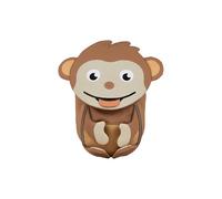 Affenzahn Petit Ami Sac à Dos Ergonomique pour Enfants de 1 à 3 Ans, réfléchissant avec Tire-Langue et étiquette Nominative Affenzahn - Marron
