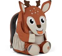 Affenzahn Petit Ami Chevreuil - Marron | Sac à dos ergonomique pour enfants de 1 à 3 ans avec éléments réfléchissants, tire-langue et étiquette nominative