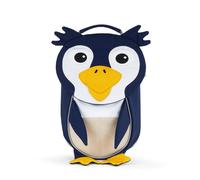 Affenzahn Sac à dos Kleiner Freund Pinguin, 4L, pour enfants 1-3 ans, durable en matériaux recyclés, ergonomique, sangle de poitrine, réfléchissant, bleu foncé