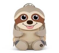 Affenzahn Sac à dos Grand Ami - Ergonomique et ludique 8L, 3-5 ans - Paresseux Beige