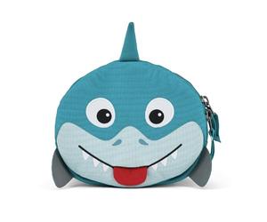 Affenzahn Sacoche de Guidon Sacoche avec Attache Scratch pour vélo, Trottinette et draisienne Requin - Bleu