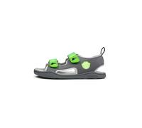 Affenzahn Sandale Vegan Airy Chaussures à Scratch, antidérapantes, Flexibles, aérées et légères pour l'été, Taille 21-32 Panthère - Gris