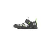 Affenzahn Sandale Vegan Breezy Chaussures à Scratch, Embout Protecteur, antidérapantes, Flexibles, aérées et légères pour l'été, Taille 21-32 Panthère - Gris
