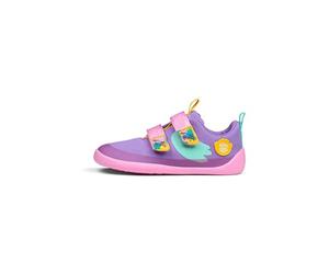 Affenzahn Sneaker Coton Lucky Vegan à Scratch, antidérapantes, Flexibles et réfléchissantes pour l'été, Taille 21-35 Toucan créatif - Lilas