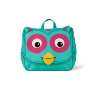 AFFENZAHN Trousse de toilette enfant Hibou turquoise