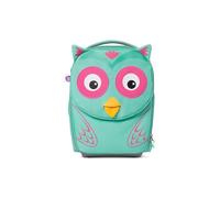 Affenzahn Valise à roulettes Trolley Enfant idéal pour Bagage à Main, Parfait pour Les Voyages Hibou - Turquoise