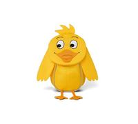 Affenzahn WDR Ente, Sac à dos maternelle Enfants unisexes, Jaune, 17 x 25 x 11 cm -