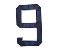 Affichage automatique du numéro avec batterie 1000MAH pour un temps d ' action prolongé, panneau ABS pour la maison