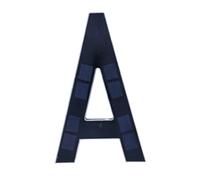 Affichage d'adresse LED économe en énergie avec fonction d'éclairage automatique et construction résistante à l'eau pour l'identification du numéro de maison ABS solaire