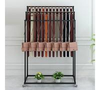 Affichage de Ceinture sur Pied,Organisateur de Cintre de Ceinture de Support de Cravate en métal de 59 Pouces,Étagère à 3 Niveaux pour écharpes châles Sacs à Main,Présentoir Commercial de vêtements