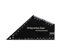 Affichage de la hauteur des cordes pour guitare - Accessoire en acier inoxydable - Réglage pour les séquences de caractères de guitare basses - Règle de précision pour violon - Disposé sur ukulélé
