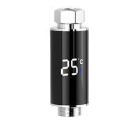 Affichage de la température de la douche: moniteur de température d'eau LCD intelligent pour utilisation de la salle de bain | Capteur de chaleur de douche avec affichage LED en temps réel