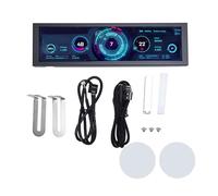 Affichage de L'ordinateur de 8,8 Pouces, écran de Moniteur avec Interface de Type C et PH, Moniteur Secondaire Rotatif 360 pour PC avec Fonction de Lecture Automatique, Puce de